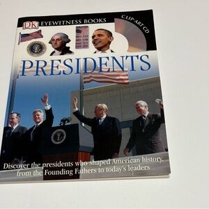 🍀 2 for $20 - NEW - Presidents - Eyewitness Book